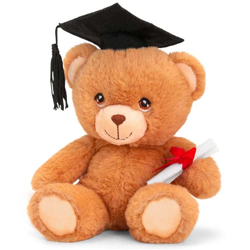 15cm Keeleco Graduation Bear - Little Comfort Friend