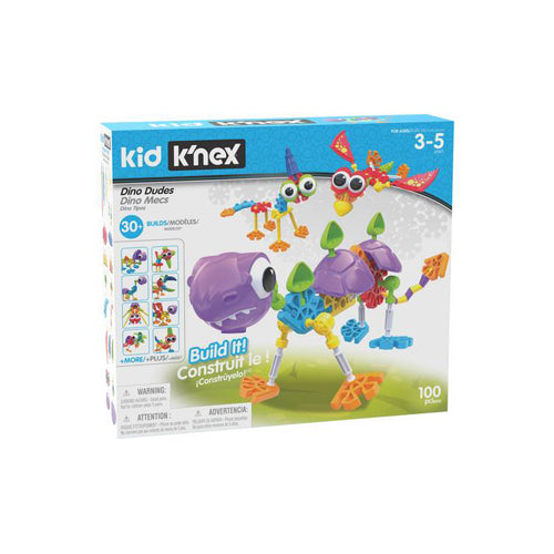 Kid K’nex Dino Dudes Building Set - Brick Play Pick