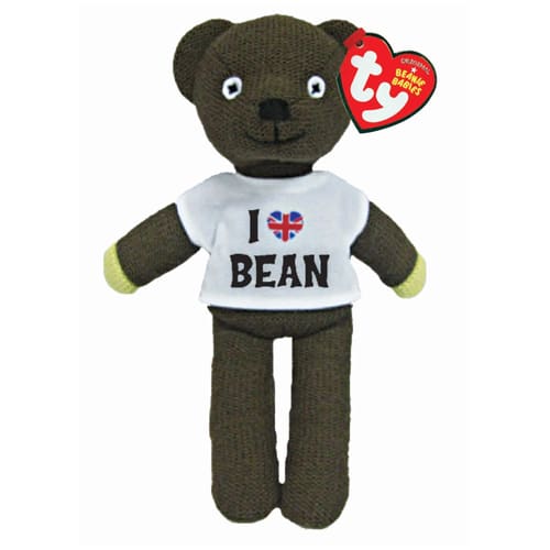 TY Mr Bean T-Shirt Beanie - Soft Cuddle Friend