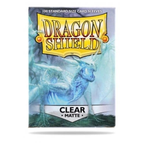 Dragon Shield Matte Clear Sleeves (100) - Weekend Game Pick