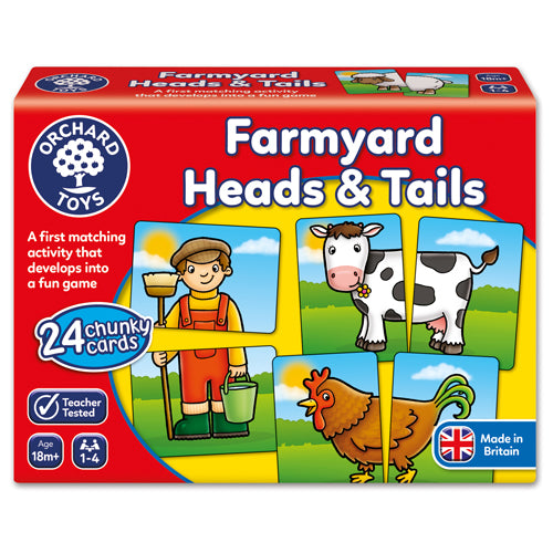 Farmyard Heads And Tails - Pocket Play Set