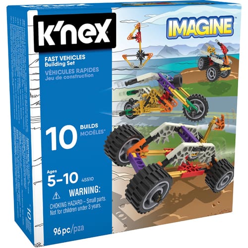K’NEX Core Fun Fast 10 Model Building Set - Maker Play Set