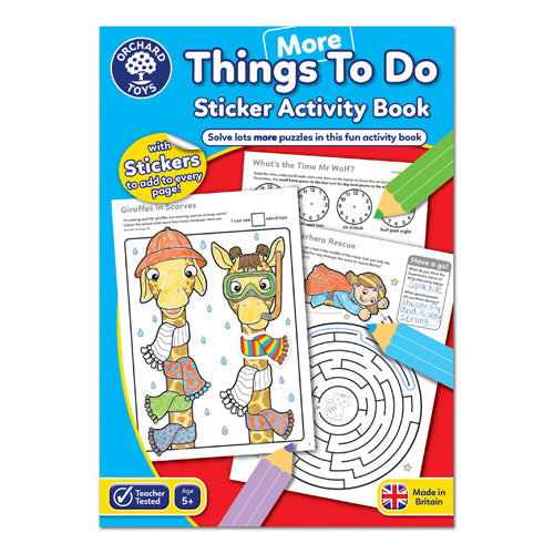 More Things To Do Colouring Book - Reading Fun Choice