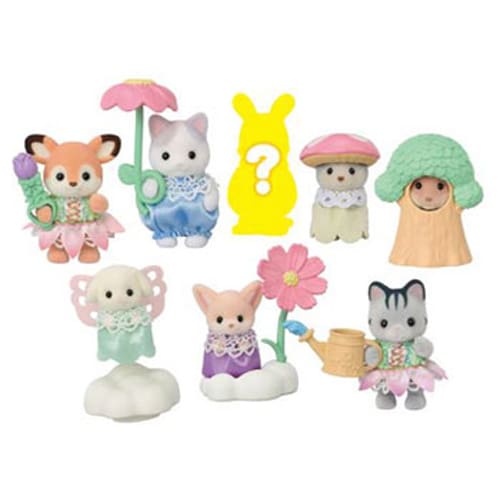 Sylvanian Families – Baby Collectibles – Blooming Baby Friends Series Blind Bag - Story Time Friend