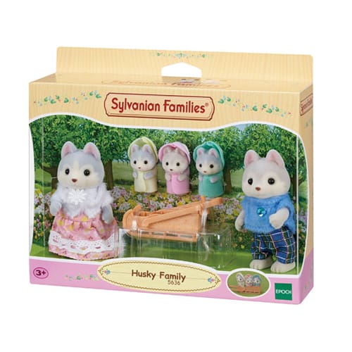 Sylvanian Families Husky Family - Pretend Fun Pick