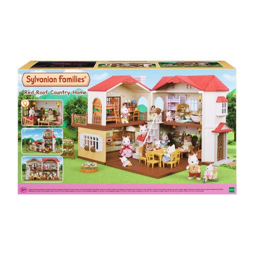 Sylvanian Families Red Roof Country Home - Story Time Friend