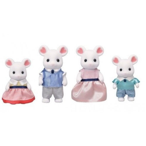 Sylvanian Families Marshmallow Mouse Family - Playhouse Ready Fun