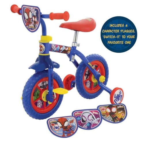Spidey and his Amazing Friends Switch It Multi 2in1 Training Bike - Race Day Pick