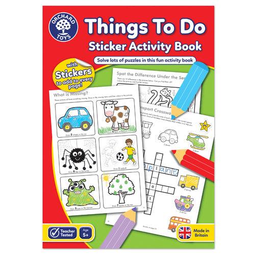 Things To Do Activity Book - Page Turn Fun