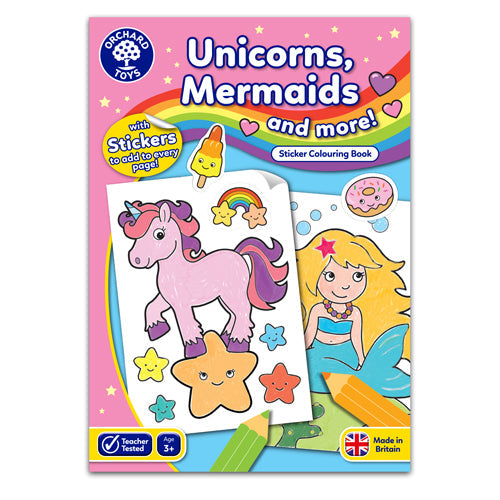 Unicorns, Mermaids and More Colouring Book - Bedtime Book Pick