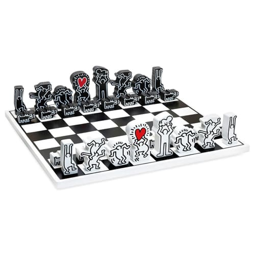 Vilac – Keith Haring Chess Game - Easy Family Fun